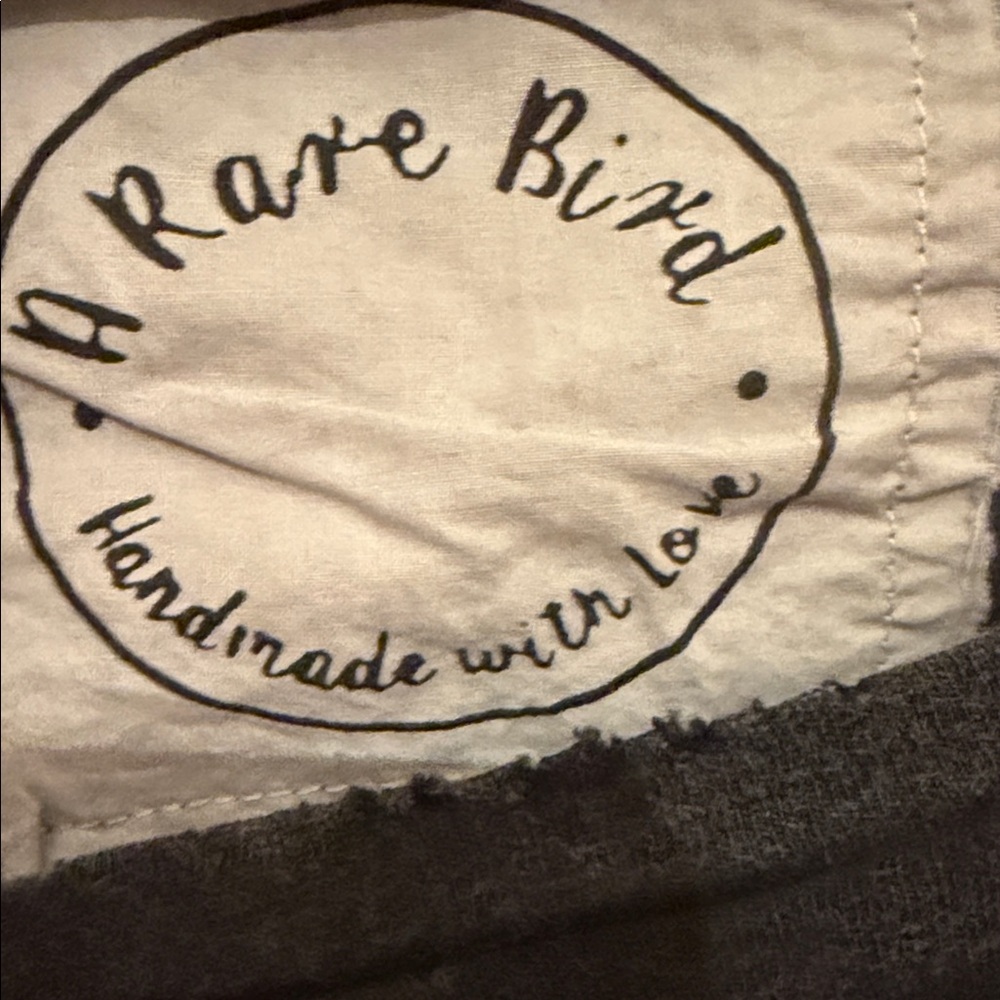 A Rare Bird Graphic Tee with purposeful distress and rhinestone details  - Black - Picture 10 of 14